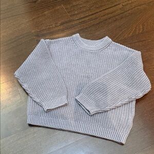Kids Zara Cozy light blue Knit Sweater